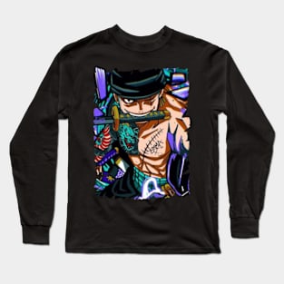 RORONOA ZORO MERCH VTG Long Sleeve T-Shirt